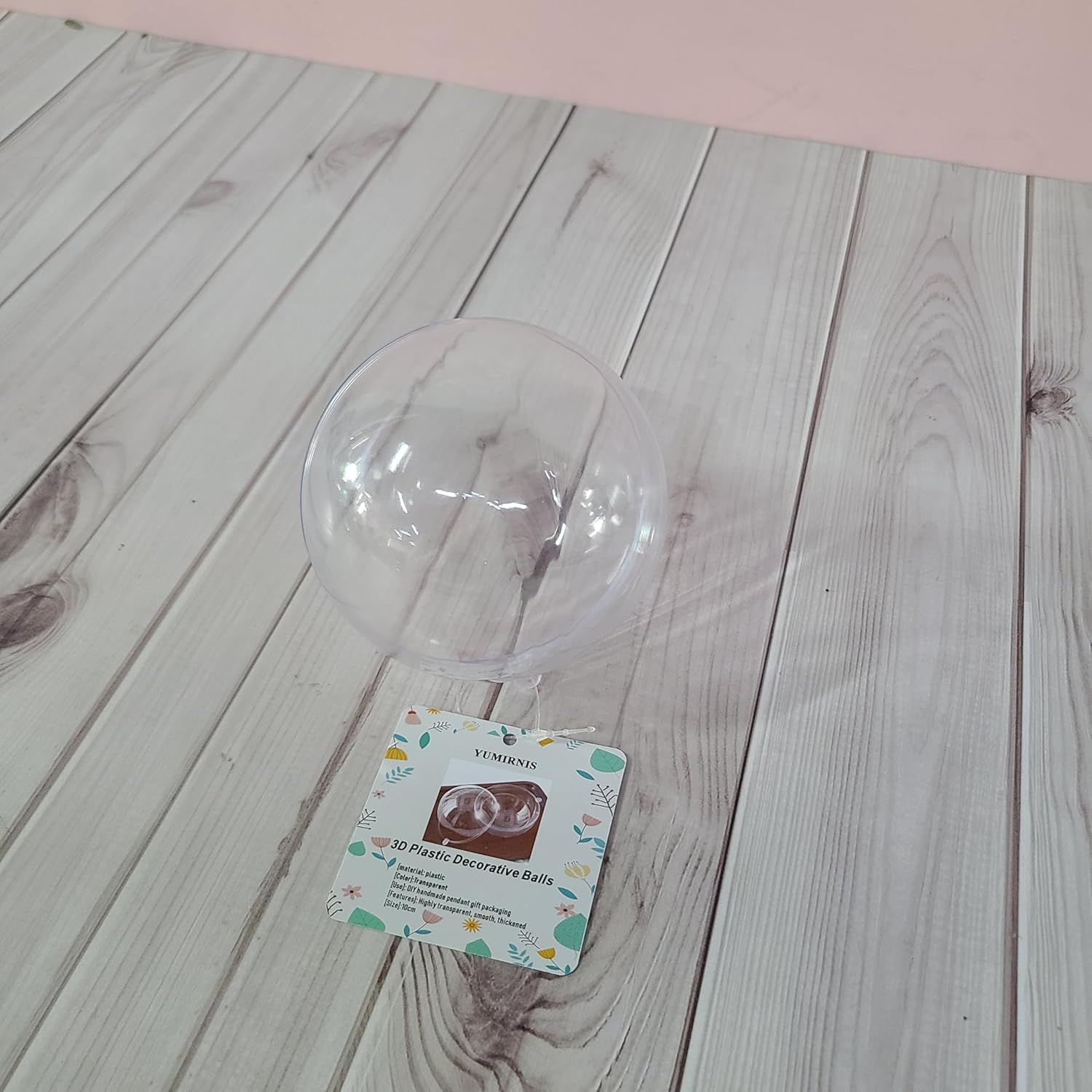 YUMIRNIS 3D Plastic Decorative Balls, 3D ornaments made from plastic, Add Vibrant Pop to Your Home Décor